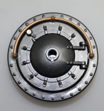 Boiler Door 1 Switch Slot, Gray (Large 4-6-0)